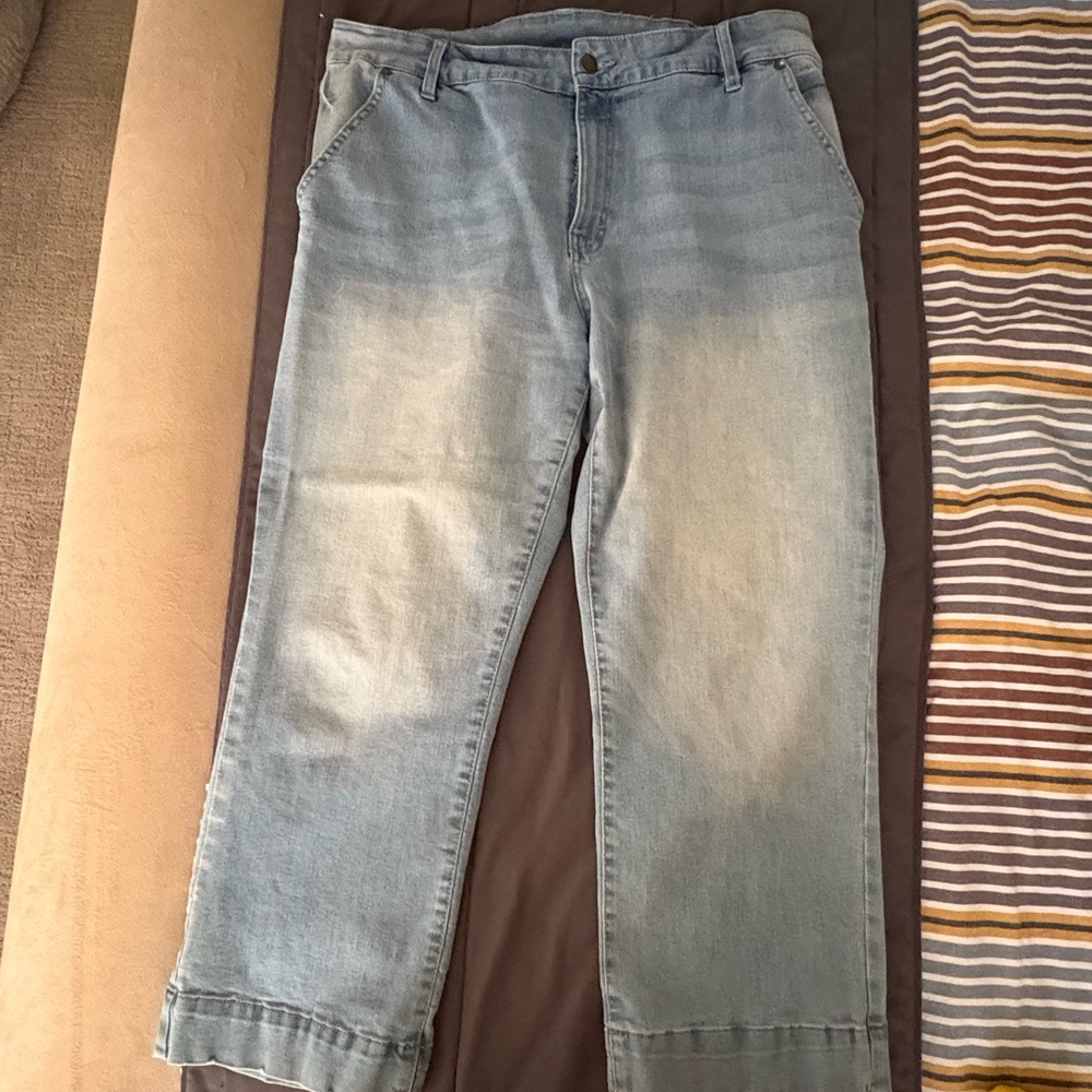 Dip wide leg kick flare jeans